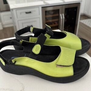 Wolky Jewel Olive Green Sandal size 11